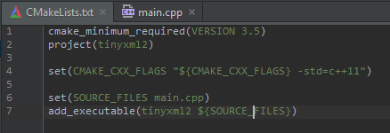 CMakeLists default